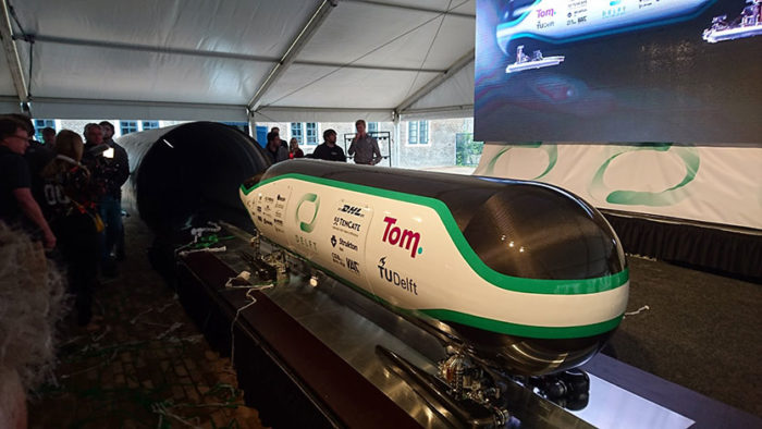 Hyperloop Pod av Delft University of Technology